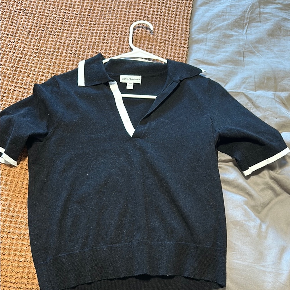 Calvin Klein Black Polo Shirt